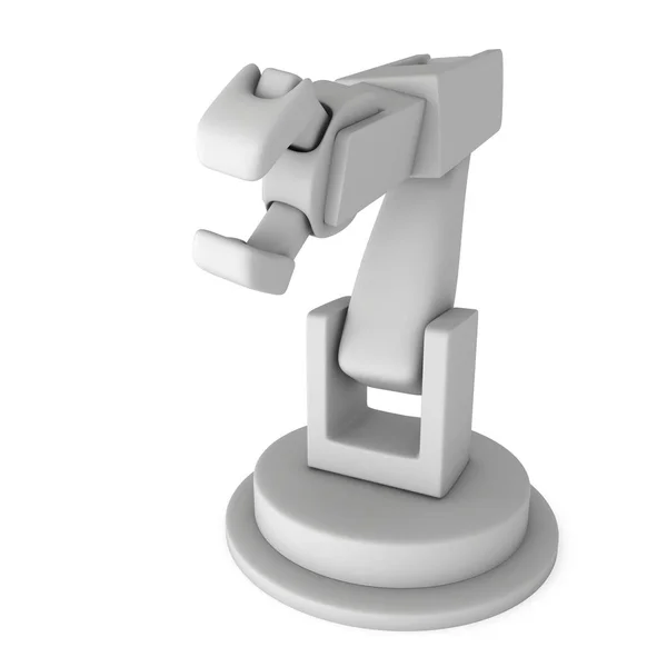 Robotic arm 3d — стокове фото