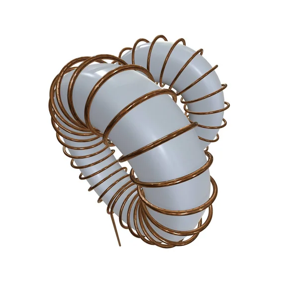 Inductor de bobina toroidal — Foto de Stock