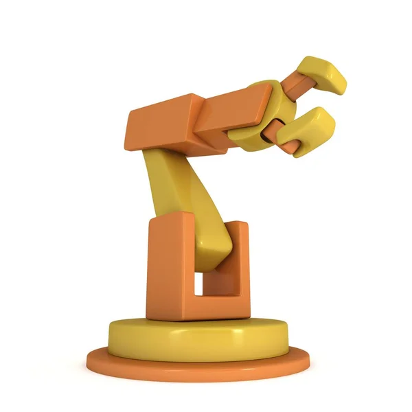 Robotic arm 3d — Stockfoto