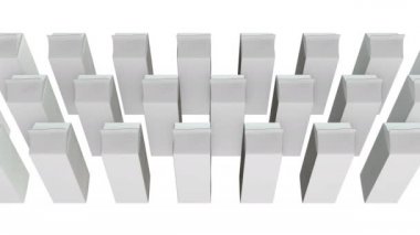 Süt veya meyve suyu 3d kutu