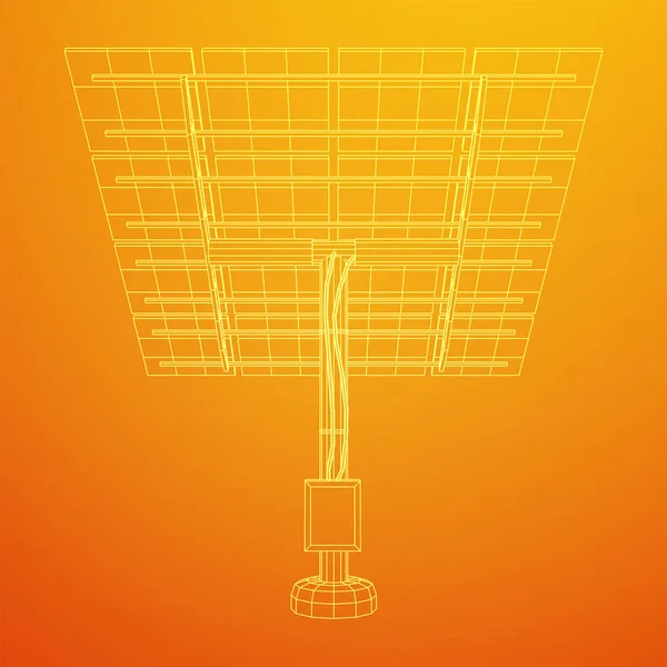 Διάνυσμα πάνελ ηλιακής ενέργειας — Διανυσματικό Αρχείο