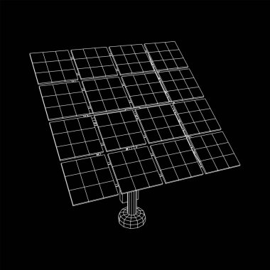 Güneş enerjisi paneli vektör