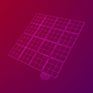 Güneş enerjisi paneli vektör