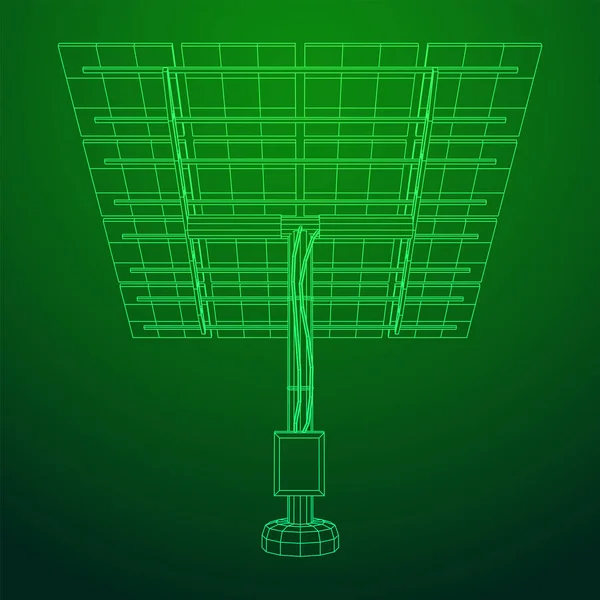 Zonne-energie paneel vector — Stockvector