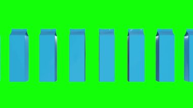 Süt veya meyve suyu 3d kutu