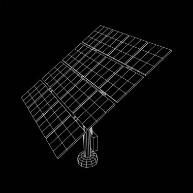 Güneş enerjisi paneli vektör