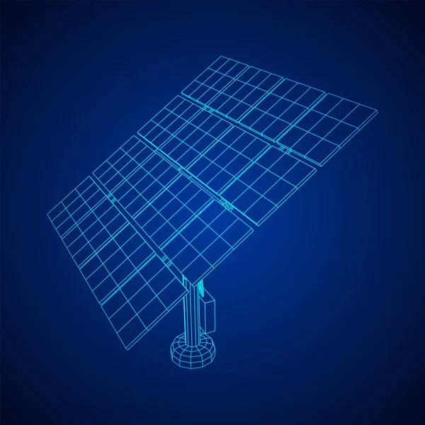 Panel de energía solar vector — Archivo Imágenes Vectoriales