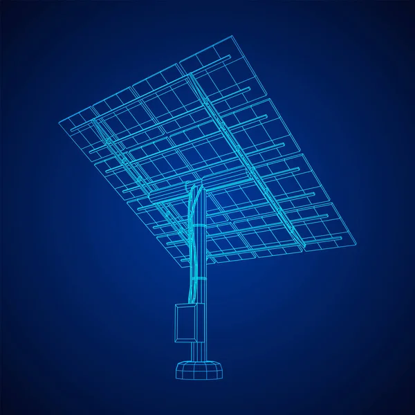 Panel de energía solar vector — Archivo Imágenes Vectoriales
