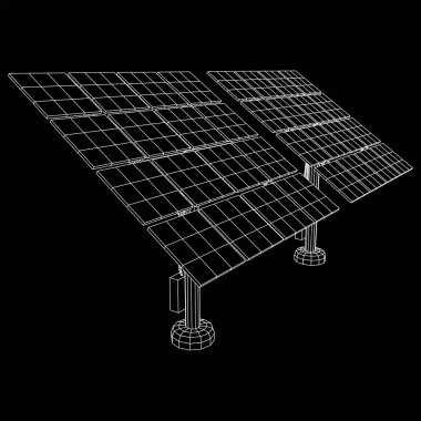 Güneş enerjisi paneli vektör