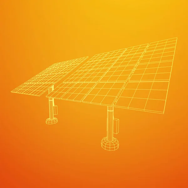 Вектор солнечной энергии — стоковый вектор