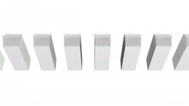 Süt veya meyve suyu 3d kutu