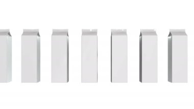 Süt veya meyve suyu 3d kutu