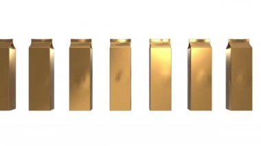 Süt veya meyve suyu 3d kutu