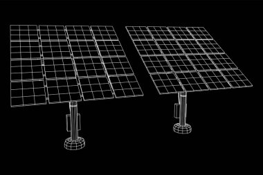 Güneş enerjisi paneli vektör