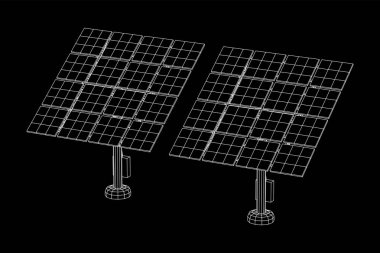 Güneş enerjisi paneli vektör