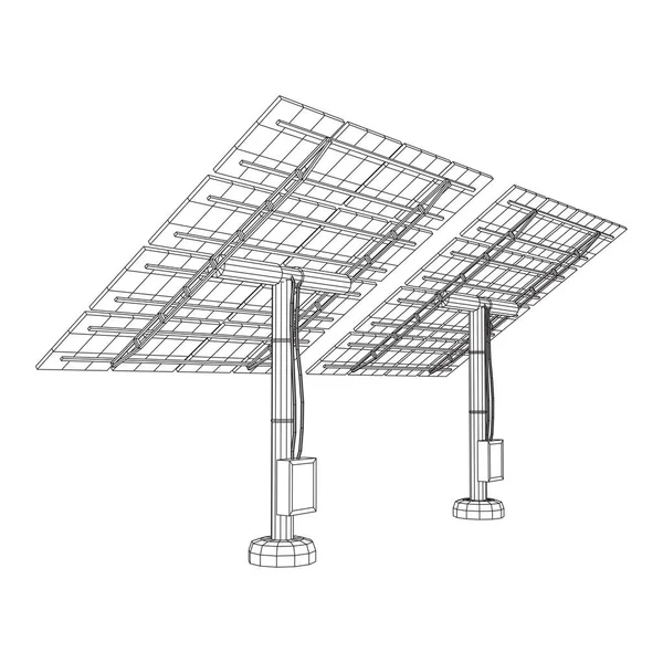 Solarzellen-Vektor — Stockvektor