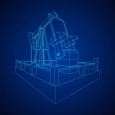Petrol kuyusu Rig jakı tel kafes