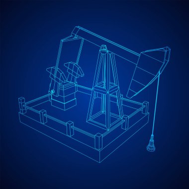 Petrol kuyusu Rig jakı tel kafes