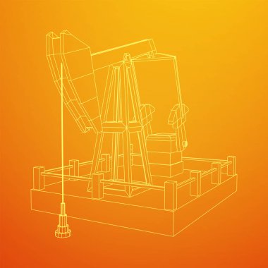 Petrol kuyusu Rig jakı tel kafes