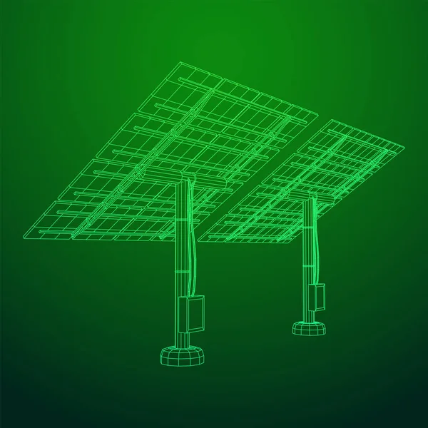 Solarzellen-Vektor — Stockvektor