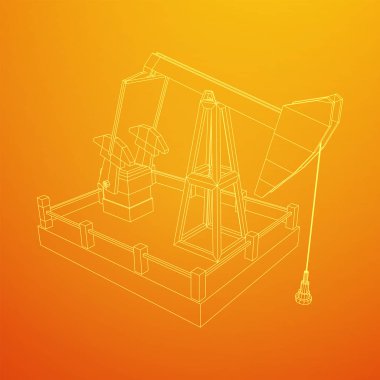 Petrol kuyusu Rig jakı tel kafes