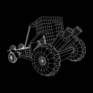 Kapalı yol kum buggy araba