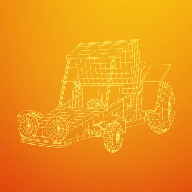 Kapalı yol kum buggy araba