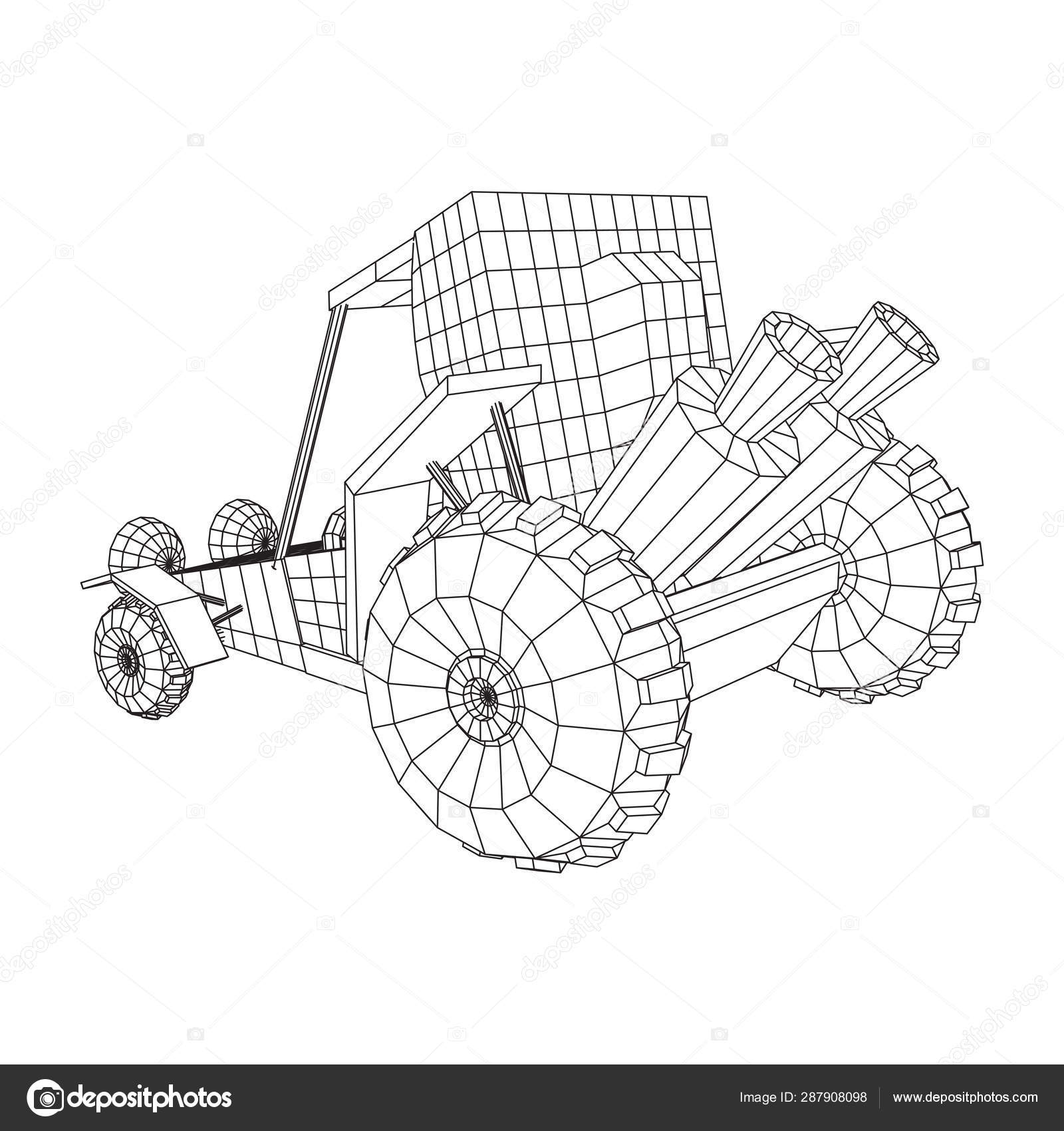 Off road dune buggy car Stock Vector by ©newb1 287908098