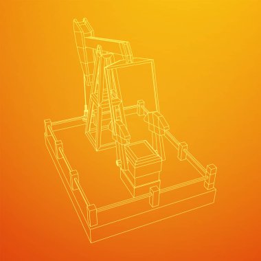 Petrol kuyusu Rig jakı tel kafes