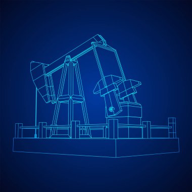 Petrol kuyusu Rig jakı tel kafes