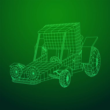 Kapalı yol kum buggy araba