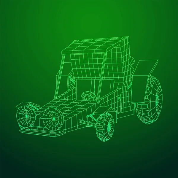 Terénní automobil duny buggy — Stockový vektor