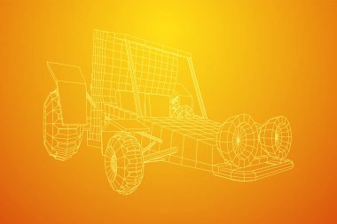 Kapalı yol kum buggy araba