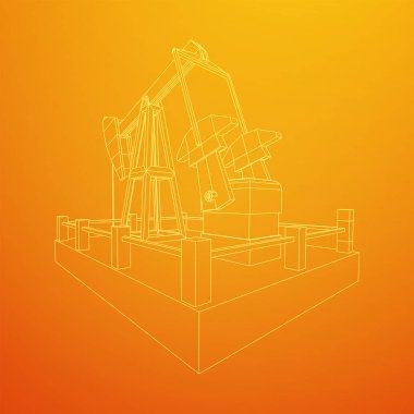Petrol kuyusu Rig jakı tel kafes