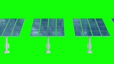 Güneş enerjisi paneli 3D