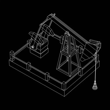 Petrol kuyusu Rig jakı tel kafes