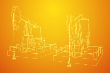 Petrol kuyusu Rig jakı tel kafes