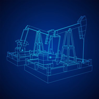 Petrol kuyusu Rig jakı tel kafes