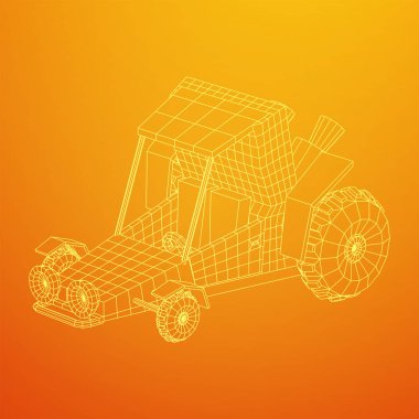 Kapalı yol kum buggy araba