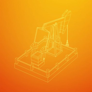 Petrol kuyusu Rig jakı tel kafes