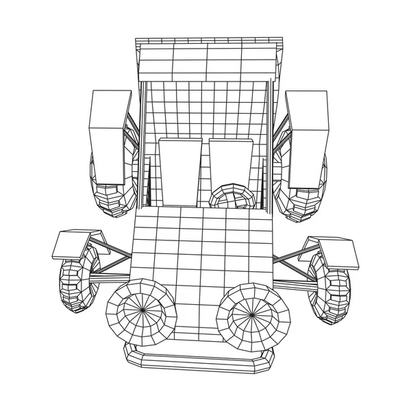 Off road dune buggy car — Stock Vector
