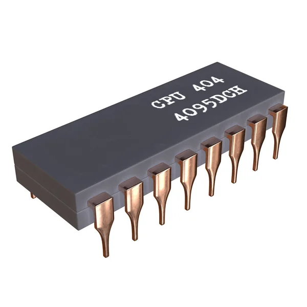 Mikrochip kvantprocessor — Stockfoto