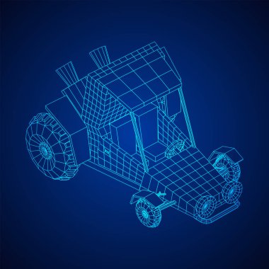 Kapalı yol kum buggy araba