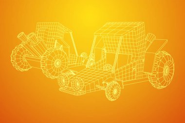 Kapalı yol kum buggy araba