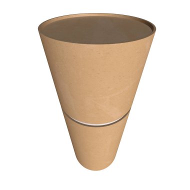 Kraft kağıt karton tüp paketi