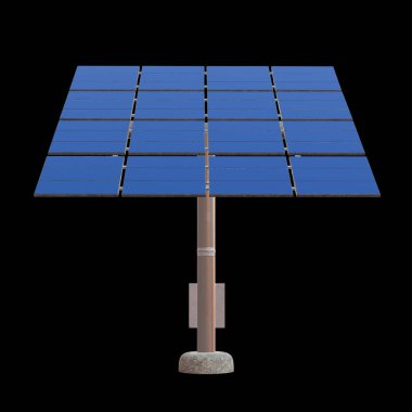 Güneş enerjisi paneli 3D