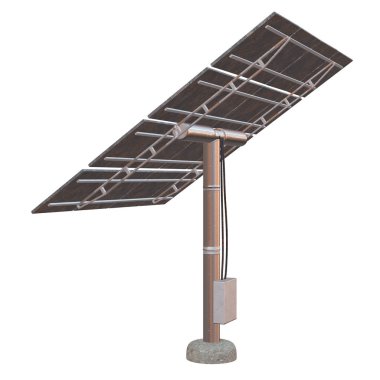 Güneş enerjisi paneli 3D