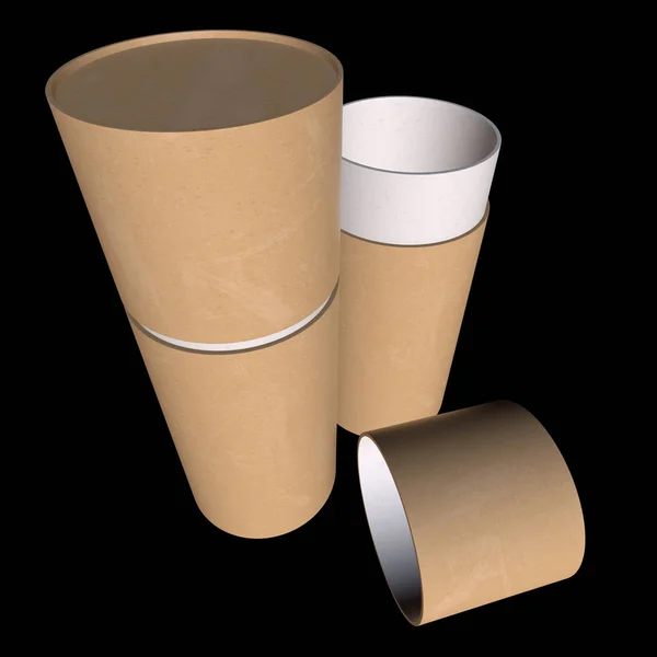 Kraft paper cardboard tube package