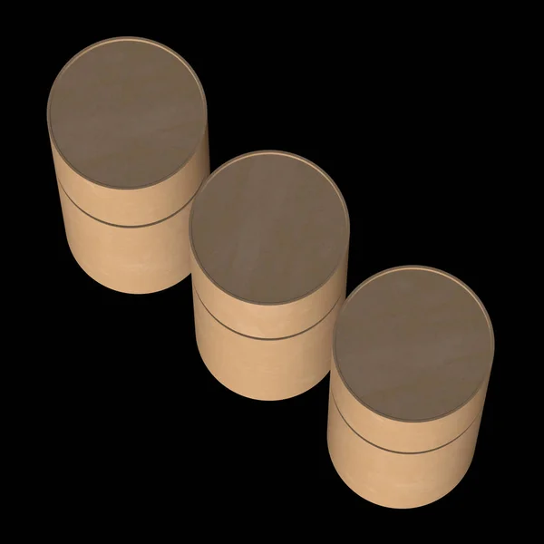 Kraft paper cardboard tube package