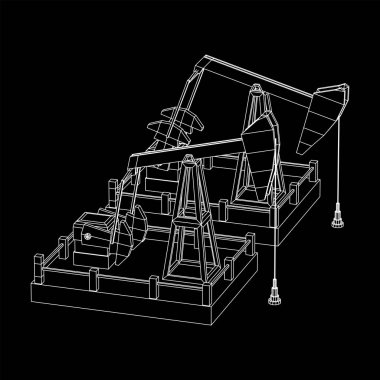 Petrol kuyusu Rig jakı tel kafes